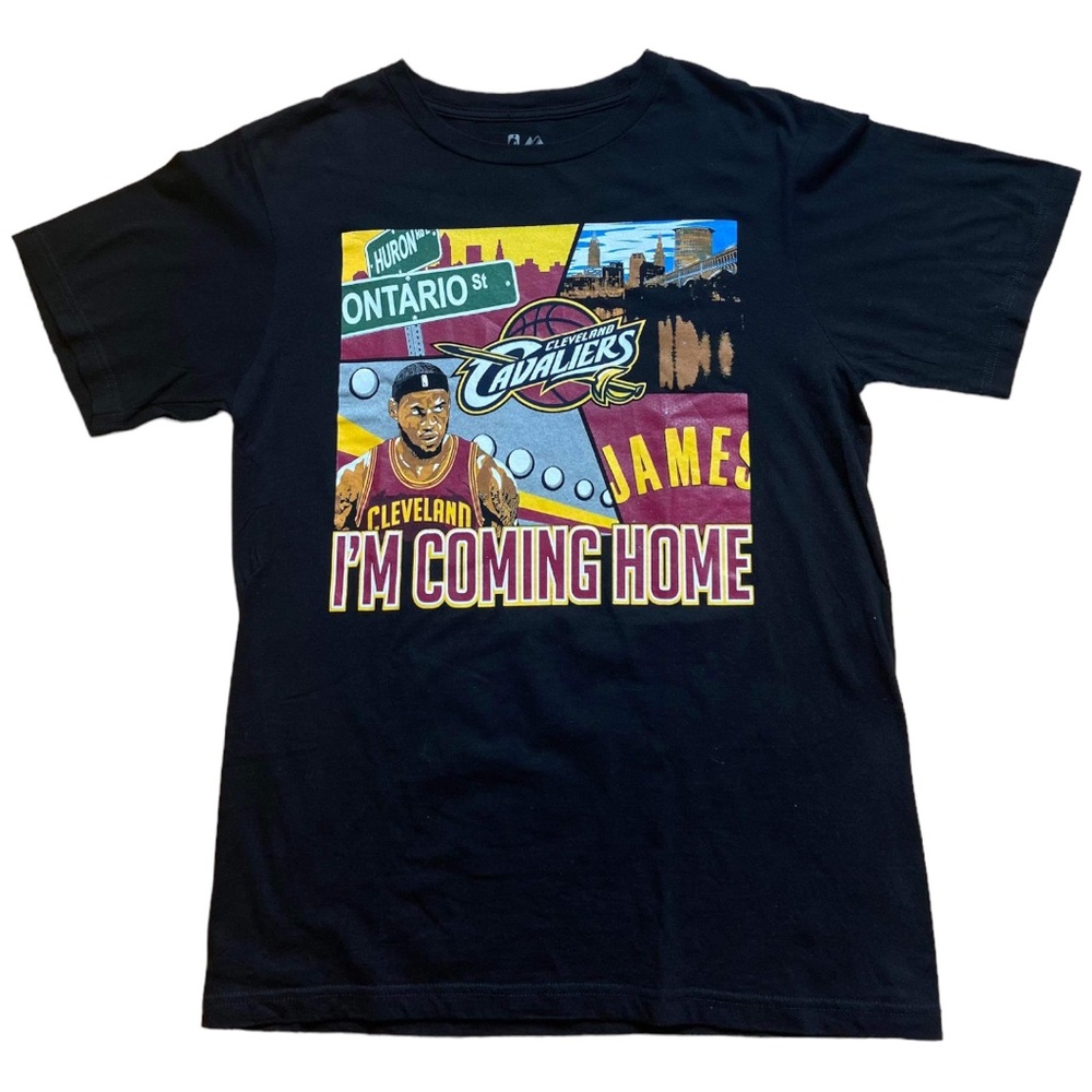 Lebron James I’m Coming Home Graphics Tee Shirt (M)